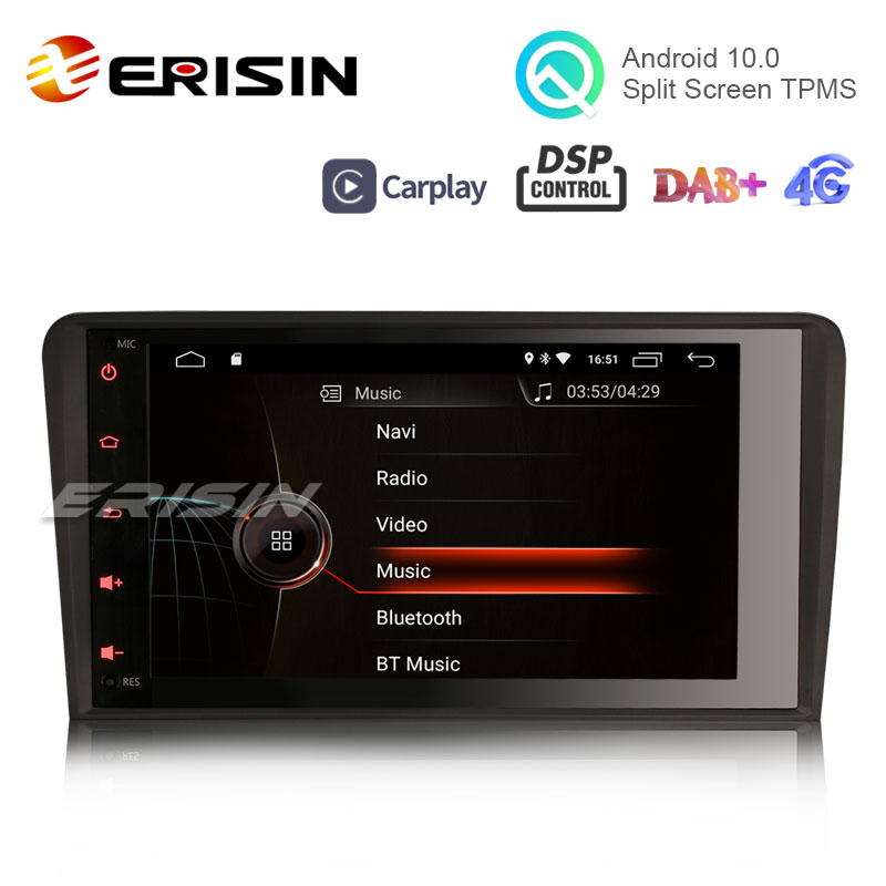 Autoradio GPS Android 10.0 AUDI A3 et S3 –
